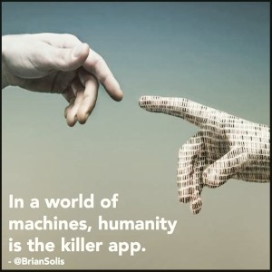 Humanity is the killer app